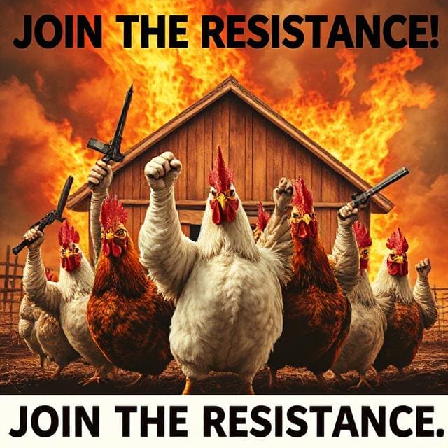 Chicken Resistance Poster