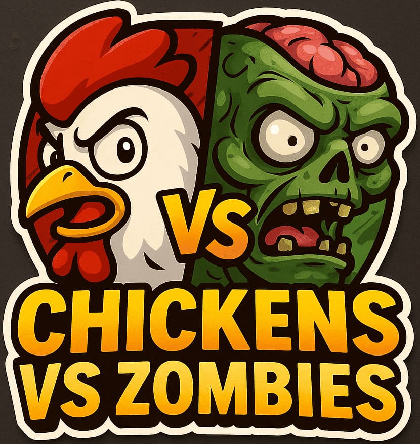 Chickens VS Zombies Logo